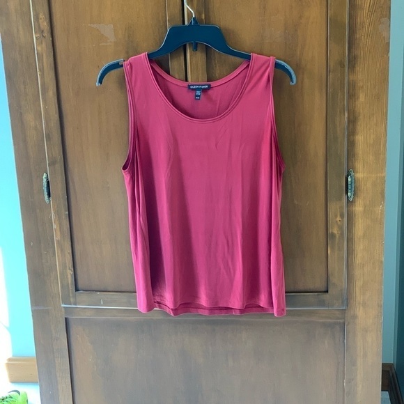 Eileen Fisher Tops - COPY - Eileen Fisher silk tank top MED rust color 20 in pit